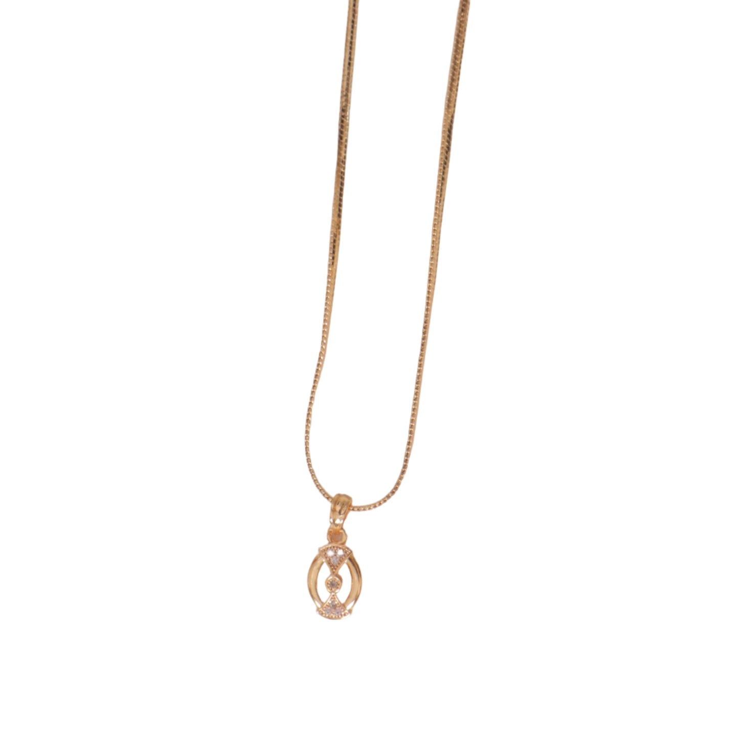 Geometric Grace Pendant Chain