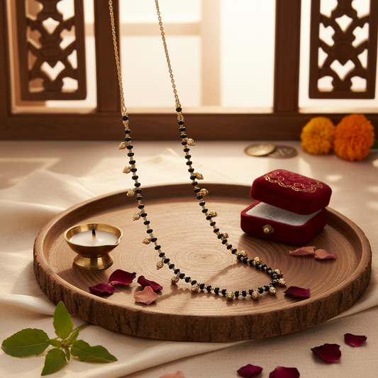 Classic Gold Bead Mangalsutra