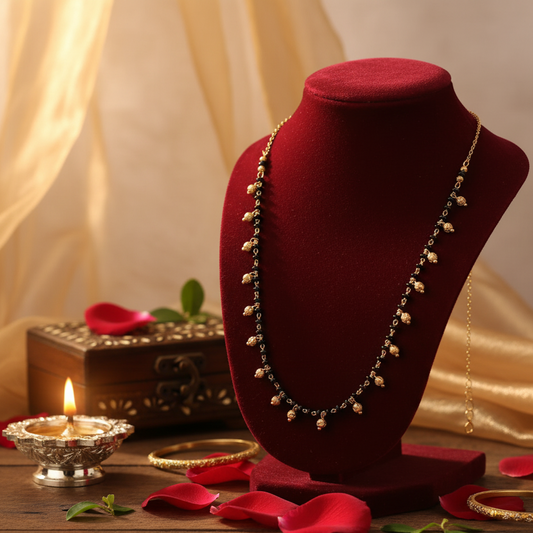 Classic Gold Bead Mangalsutra