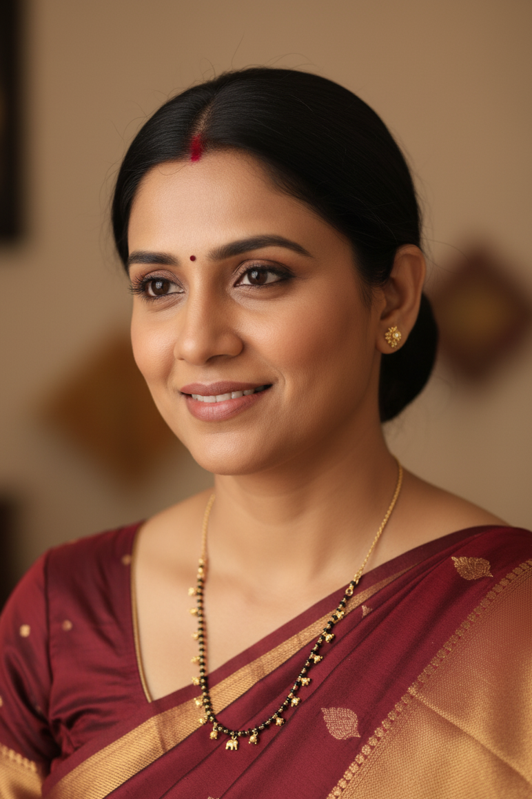 Classic Gold Bead Mangalsutra