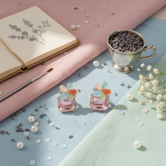 Pastel Bloom Luxe Earrings
