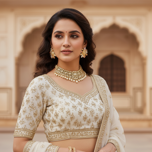 TrioTone Bloom Stud Earrings