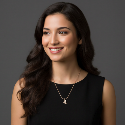 Radiant Butterfly Pendant Chain