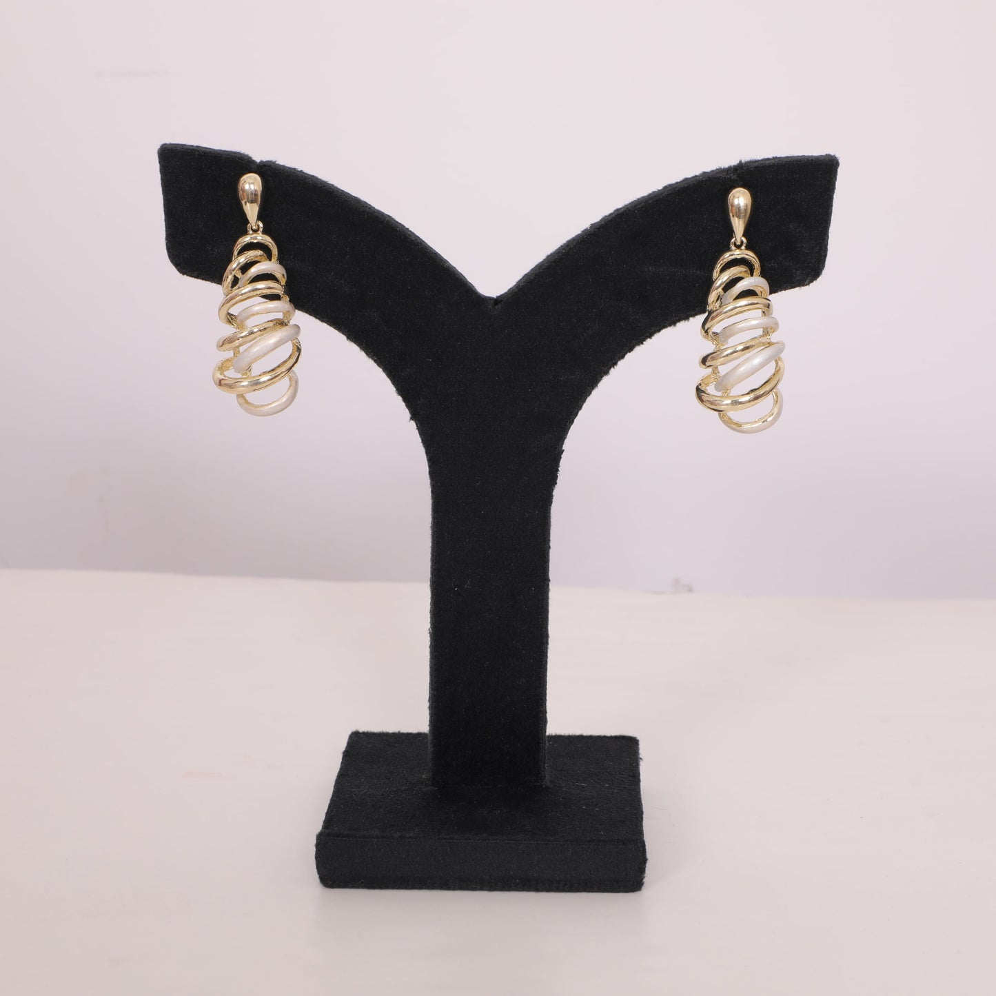 Golden Spiral Elegance Earrings