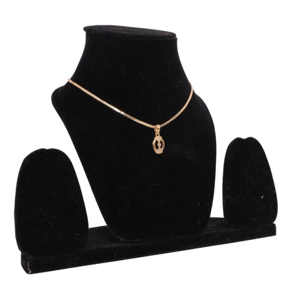 Geometric Grace Pendant Chain