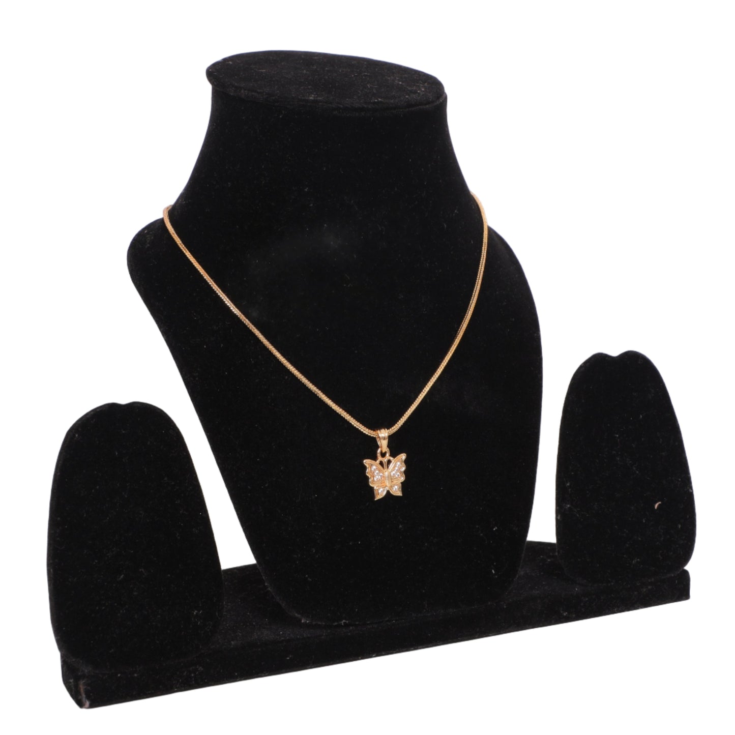 Sparkling Butterfly Elegance Pendant