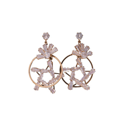 Celestial Radiance Starburst Earrings