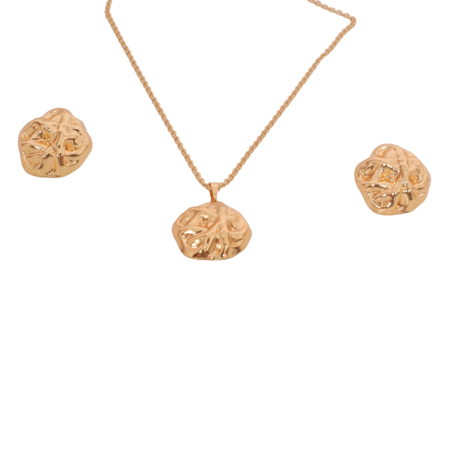 Large Statement Pendant Set with earrings