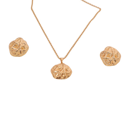 Large Statement Pendant Set with earrings