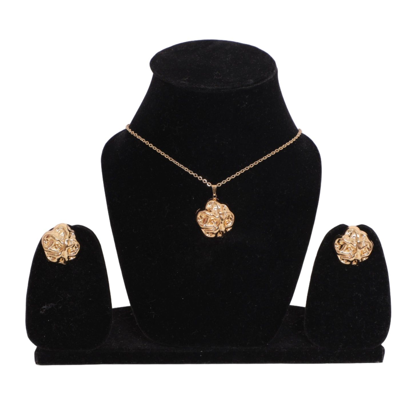 Large Statement Pendant Set with earrings