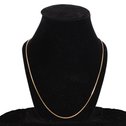 Sleek Radiance – Fine Gold-Tone Chain