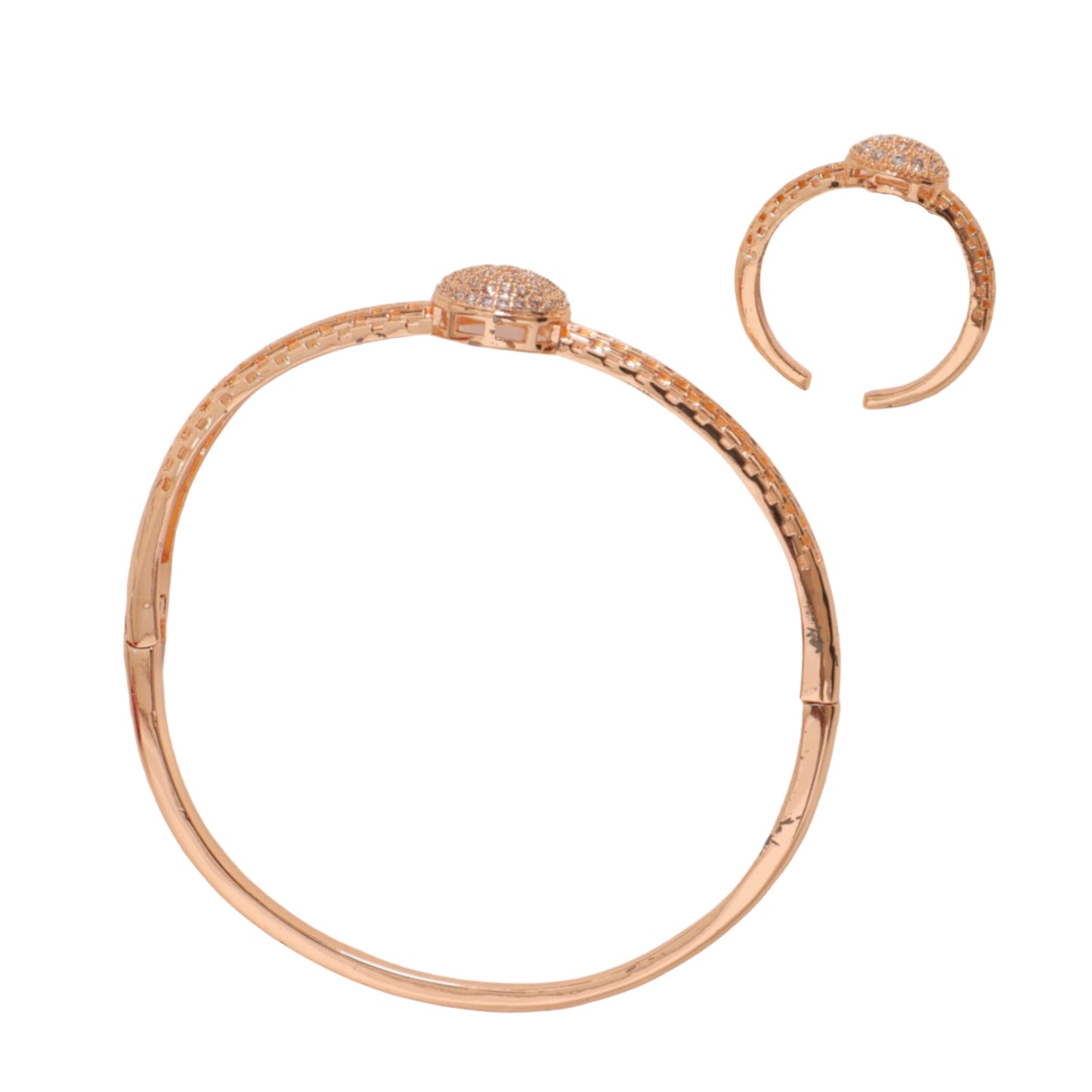 Celestial Bloom Golden Halo - Bracelet & Ring set